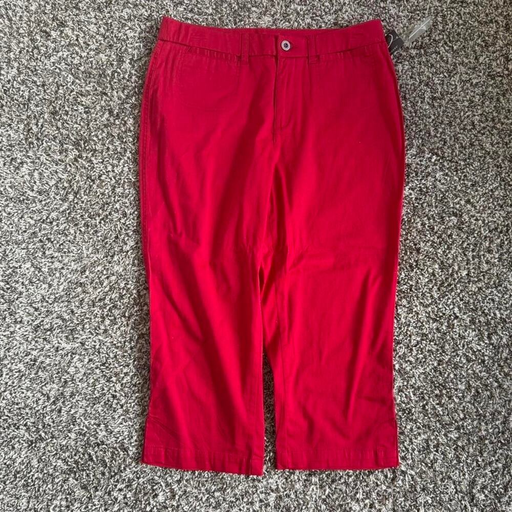 Kim rogers deadstock stock vintage red capris